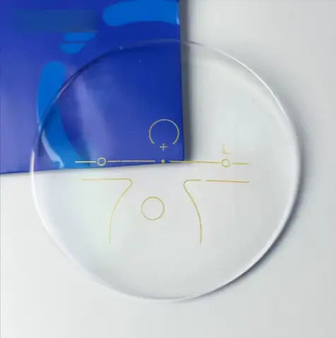 Free Form Progressive Anti-Blue/Glare Clear Lenses — view 2 | Rx Spectacle