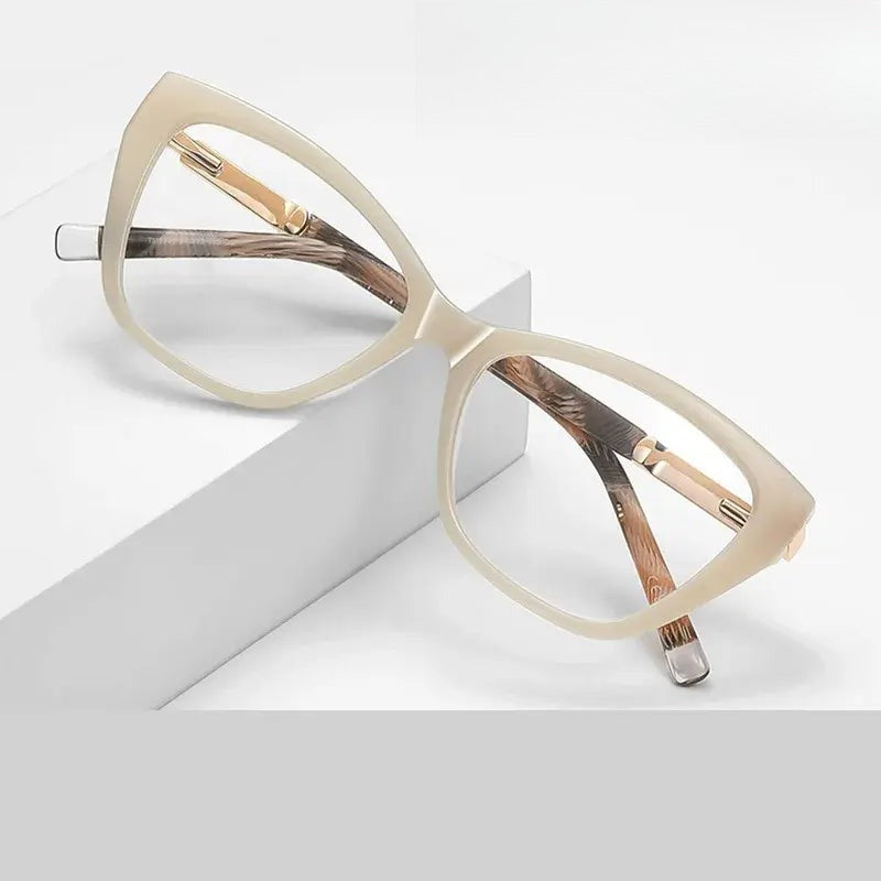 Women's Cat Eye Full Rim Acetate Reading Glasses 72209 — view 1 | Rx Spectacle