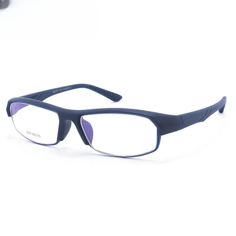 Men's Rectangular Full Rim Titanium Sports Glasses 1805 — view 14 | Rx Spectacle