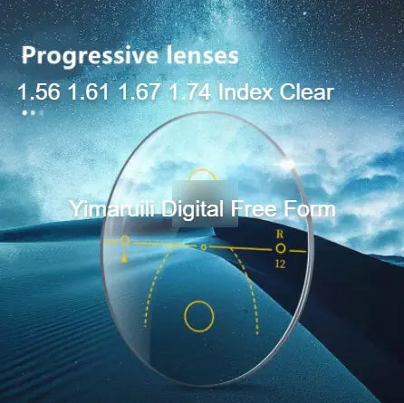 Aspheric Free Form Progressive Clear Lenses — view 1 | Rx Spectacle