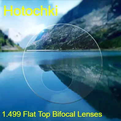 1.499 Index Flat Top Bifocal Clear Lenses — view 1 | Rx Spectacle