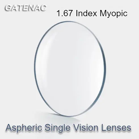 Single Vision Clear Aspheric Lenses — view 2 | Rx Spectacle