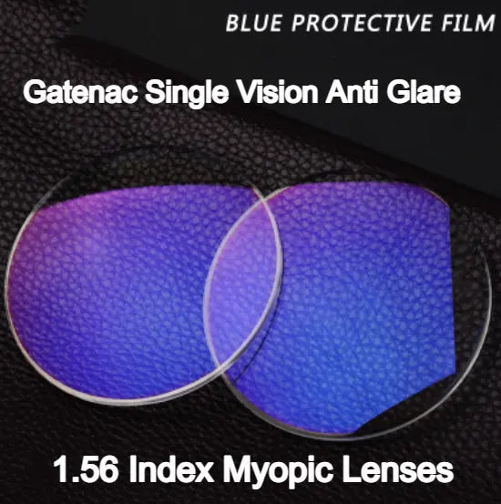 Single Vision Blue Protective Film Myopic Clear Aspheric Lenses — view 4 | Rx Spectacle