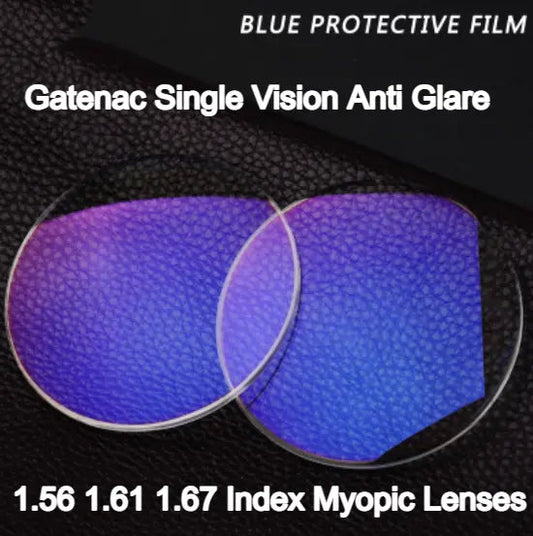 Single Vision Blue Protective Film Myopic Clear Aspheric Lenses — view 1 | Rx Spectacle