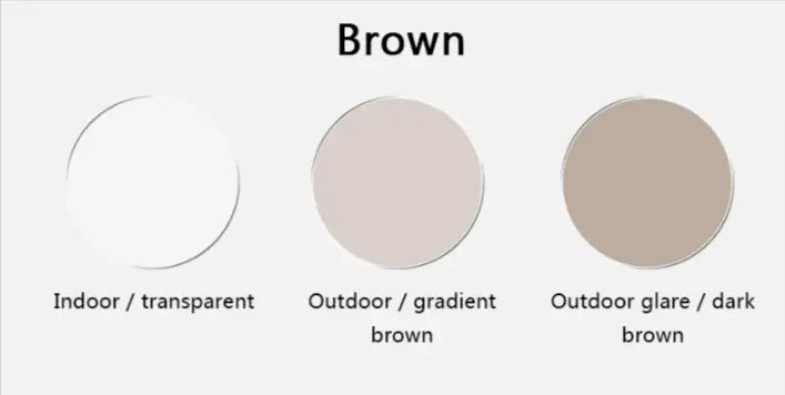 Aspheric Progressive Photochromic Anti Blue Light Lenses Brown Gray — view 3 | Rx Spectacle