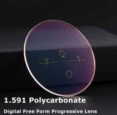 1.59 Free Form Progressive Polycarbonate Clear Lenses — view 1 | Rx Spectacle