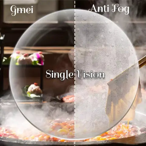 Single Vision Anti Fog Anti Blue Light Clear Lenses — view 1 | Rx Spectacle