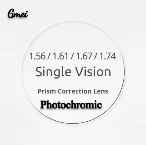 Single Vision Polyurethane Photochromic Prism Lenses — view 1 | Rx Spectacle