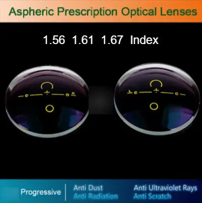 Digital Free Form Progressive Clear Lenses — view 1 | Rx Spectacle