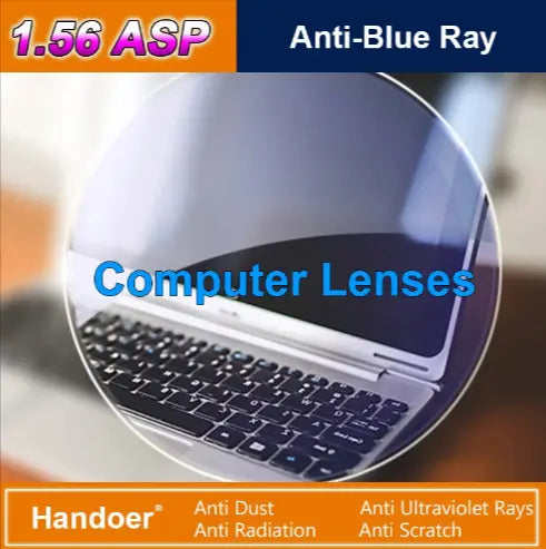 Single Vision Aspheric Anti Blue Light Lenses — view 4 | Rx Spectacle
