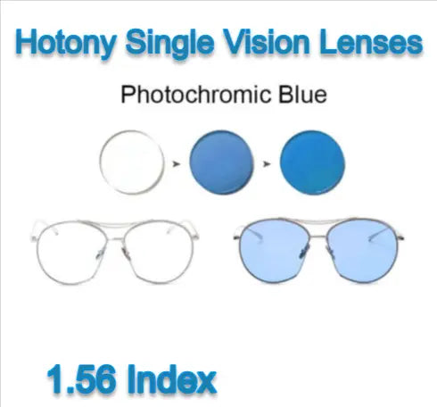 Single Vision Fun Color Photochromic Lenses — view 5 | Rx Spectacle