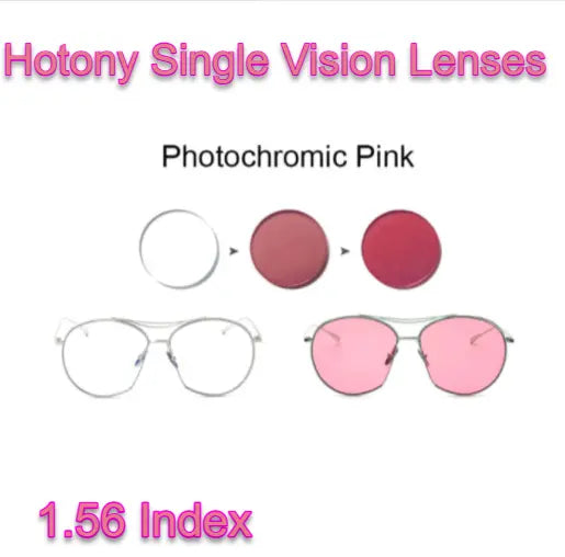 Single Vision Fun Color Photochromic Lenses — view 2 | Rx Spectacle