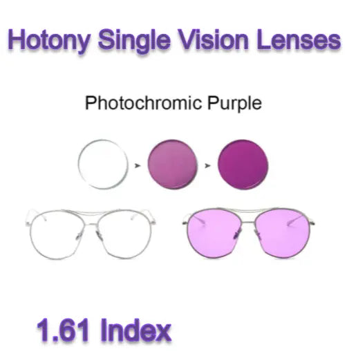 Single Vision Fun Color Photochromic Lenses — view 9 | Rx Spectacle