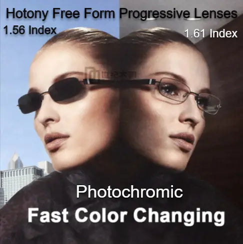 Free Form Progressive Photochromic Lenses — view 1 | Rx Spectacle