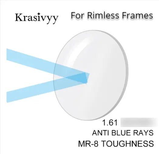 1.61 Index MR-8 Single Vision Clear Lenses — view 2 | Rx Spectacle