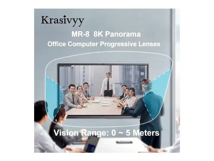 1.61 Index MR-8 Office Wide Progressive Lenses — view 3 | Rx Spectacle
