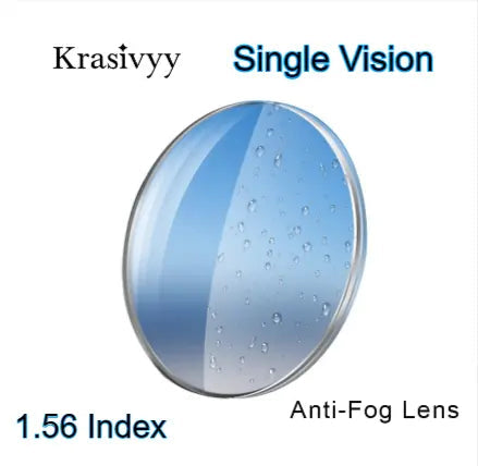 Single Vision Anti Fog Clear Lenses — view 2 | Rx Spectacle