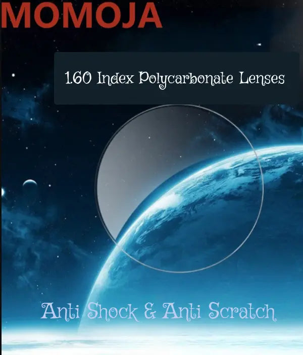 Single Vision 1.60 Index HD Polycarbonate Clear Lenses — view 1 | Rx Spectacle