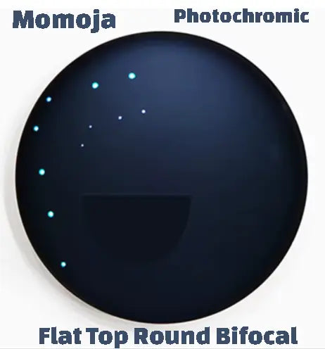 Flat Top Round Bifocal Photochromic Lenses — view 3 | Rx Spectacle