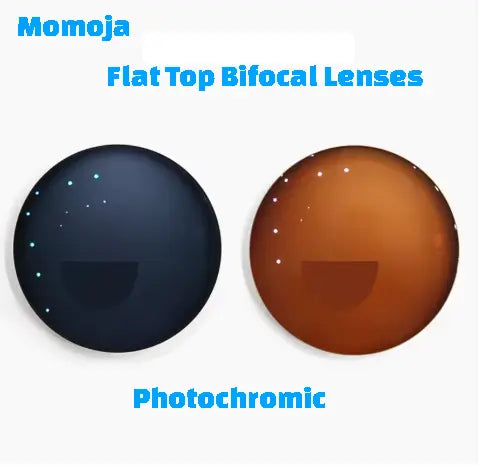 Flat Top Round Bifocal Photochromic Lenses — view 1 | Rx Spectacle