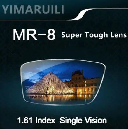 MR-8 Single Vision 1.61 Index Clear Lenses — view 1 | Rx Spectacle
