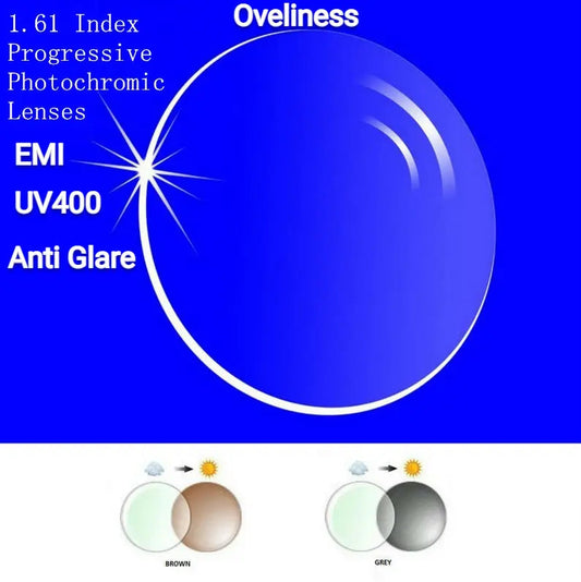 1.61 Index Free Form Polycarbonate Progressive Photochromic Lenses — view 1 | Rx Spectacle