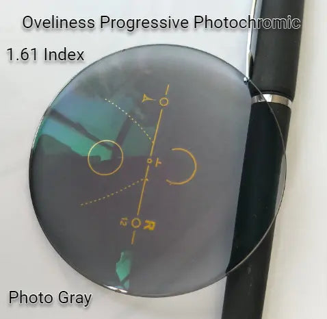 1.61 Index Free Form Polycarbonate Progressive Photochromic Lenses — view 2 | Rx Spectacle
