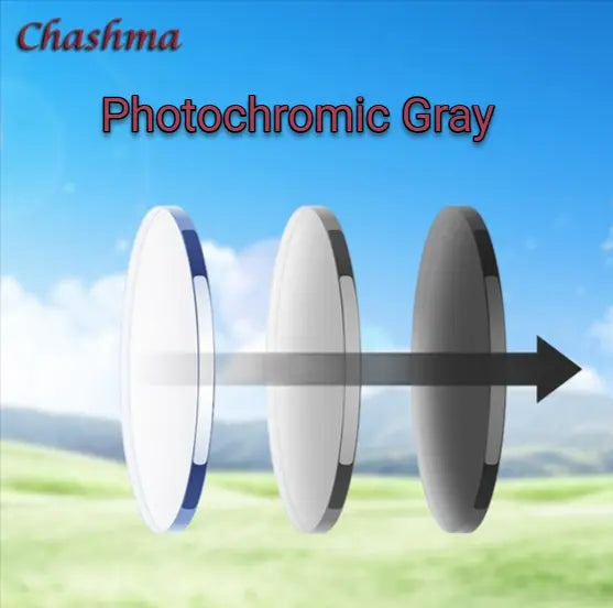 Wide Field Progressive Photochromic Anti Blue Light Lenses — view 2 | Rx Spectacle