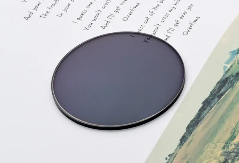Photochromic Gray Progressive Anti Blue Light Lenses — view 4 | Rx Spectacle