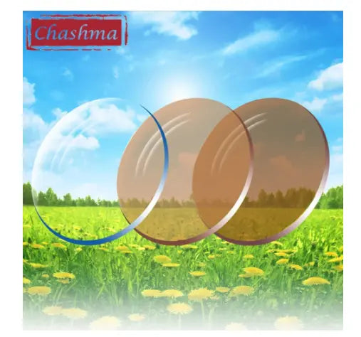 1.67 Digital Free Form Anti Blue Progressive Photochromic Brown Lenses — view 6 | Rx Spectacle