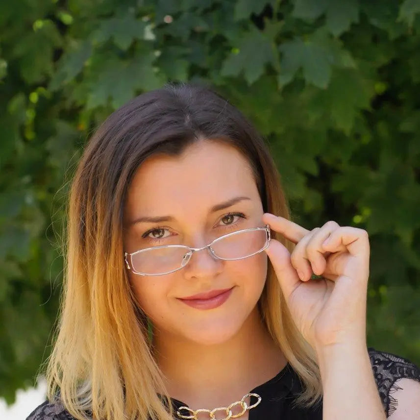 Women's Butterfly Full Rim Alloy Prescription Glasses 6150 — view 16 | Rx Spectacle