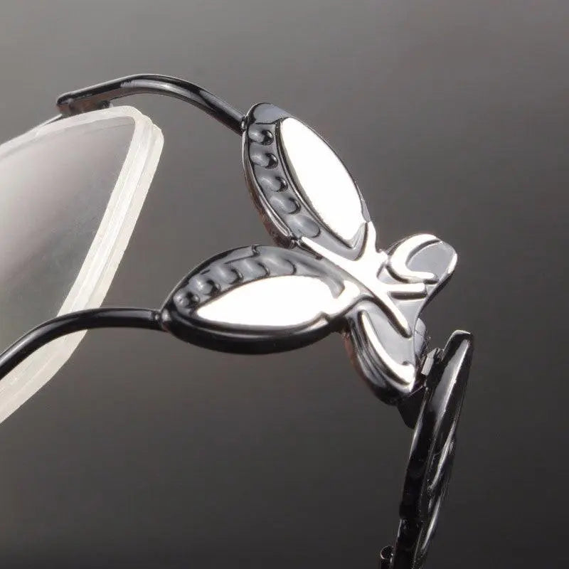 Women's Butterfly Full Rim Alloy Prescription Glasses 6150 — view 5 | Rx Spectacle