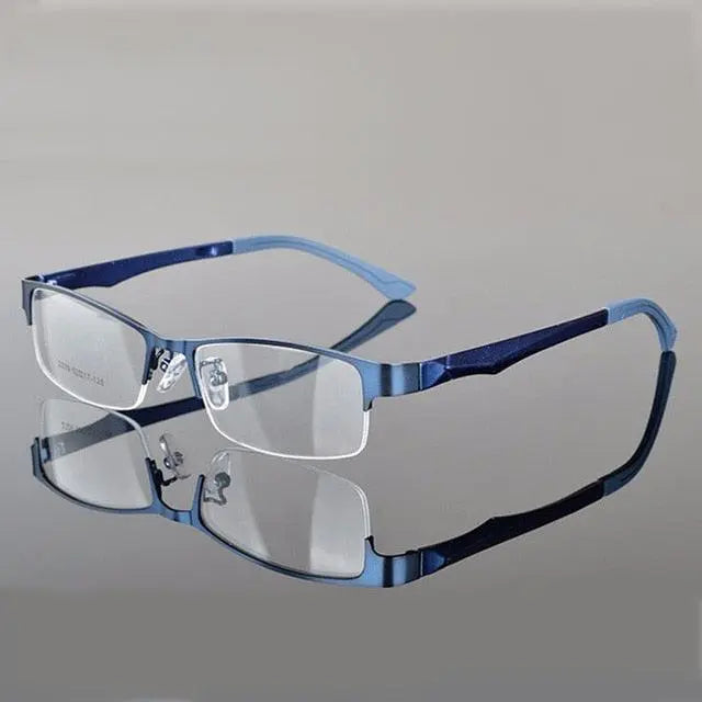 Women's Semi-Rimless Alloy Prescription Glasses 2329 — view 3 | Rx Spectacle