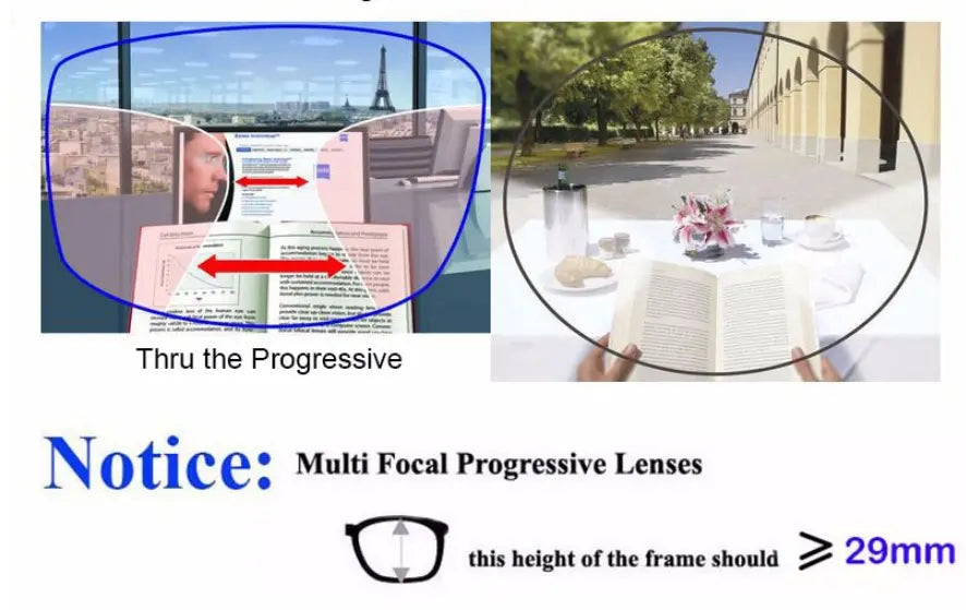 Progressive Clear Lenses — view 7 | Rx Spectacle