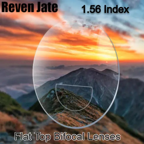 1.56 Index Flat Top Bifocal Clear Lens — view 1 | Rx Spectacle