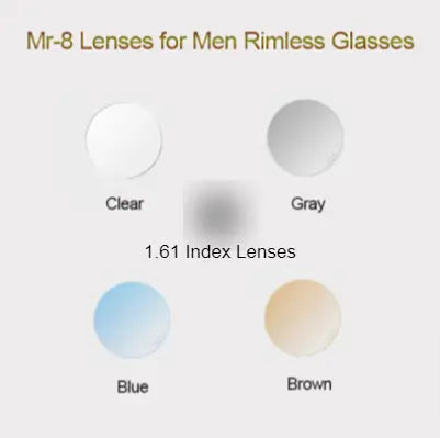 1.61 Index MR-8 Gradient Tint Single Vision Lenses — view 1 | Rx Spectacle