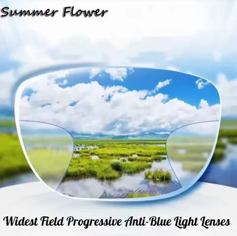 Widest Field Clear Progressive Anti-Blue Light Lenses — view 1 | Rx Spectacle