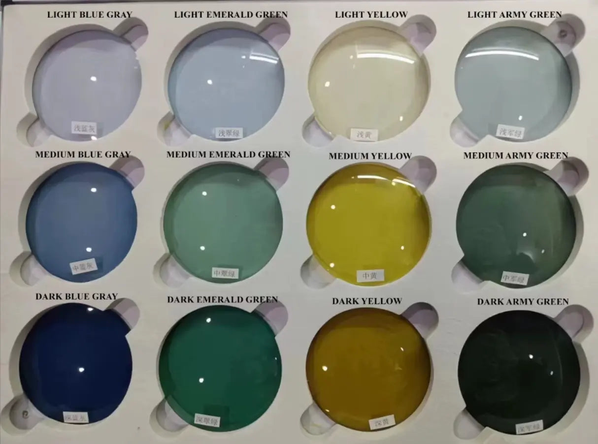 Single Vision 1.67 MR-7 Tinted Lenses — view 4 | Rx Spectacle