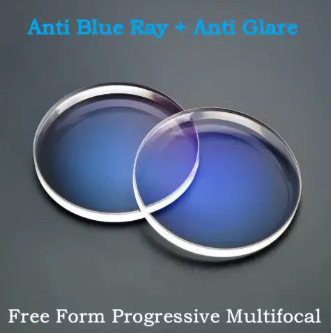 Free Form Anti-Blue/Glare Progressive Clear Lenses — view 2 | Rx Spectacle